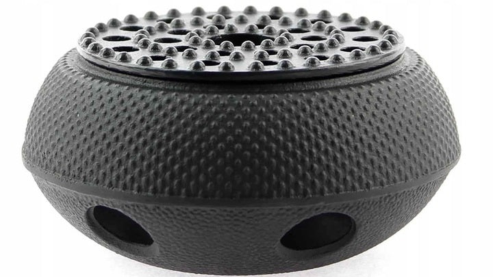 TĒJAS SILDĪTĀJS D15CM, ČUGUNA, MELNS