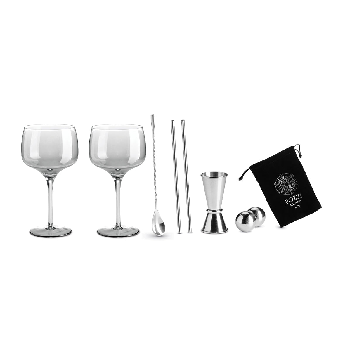 SILVER KOKTEILI- KOMPL. KLAASIST KLAASID - 2 GB. BAARI- TARVIKUD