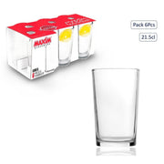 GLĀZES KOMPL. 6GAB, 210ML, STIKLS