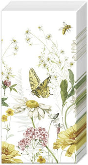 WILDFLOWER AND BUTTERFLY KABATAS LAKATIŅI 21X21CM 20 GAB., 4 SLĀŅU, PAPĪRA