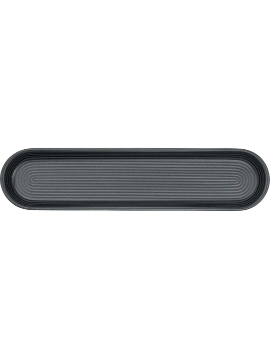 KITCHEN'ART SERVING PLATE 40.5X9.5CM, BLACK