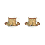 MASTERPIECE KLIMT TREE OF LIFE ESPRESSO TASE 75ML AR APAKŠTASI, 2GB