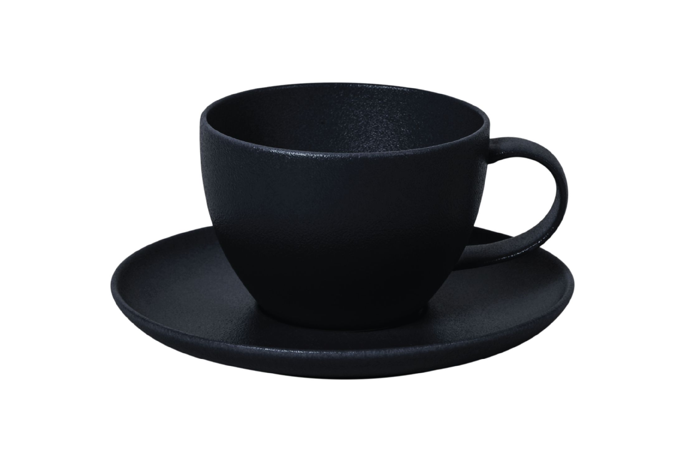 FINE PLUS APAKŠTASE 15CM, MELNA, PORCELĀNS