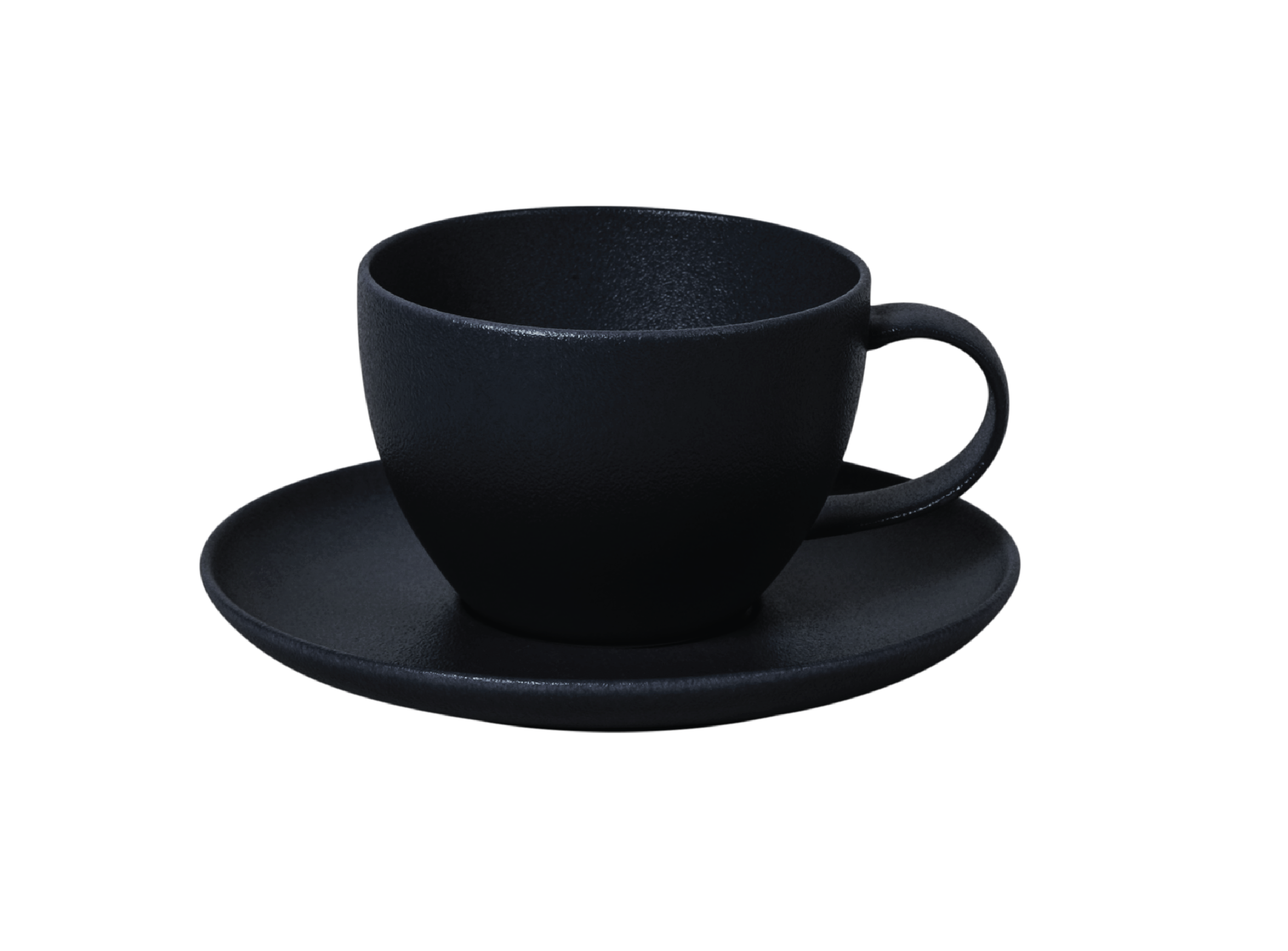 FINE PLUS APAKŠTASE 16CM, MELNA, PORCELĀNS