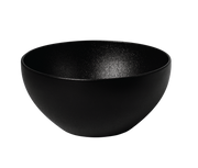 FINE PLUS BĻODA 15CM, MELNA, PORCELĀNS