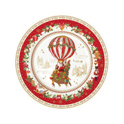 CHRISTMAS MEMORIES DESERTA ŠĶĪVIS 19 CM , PORCELĀNS