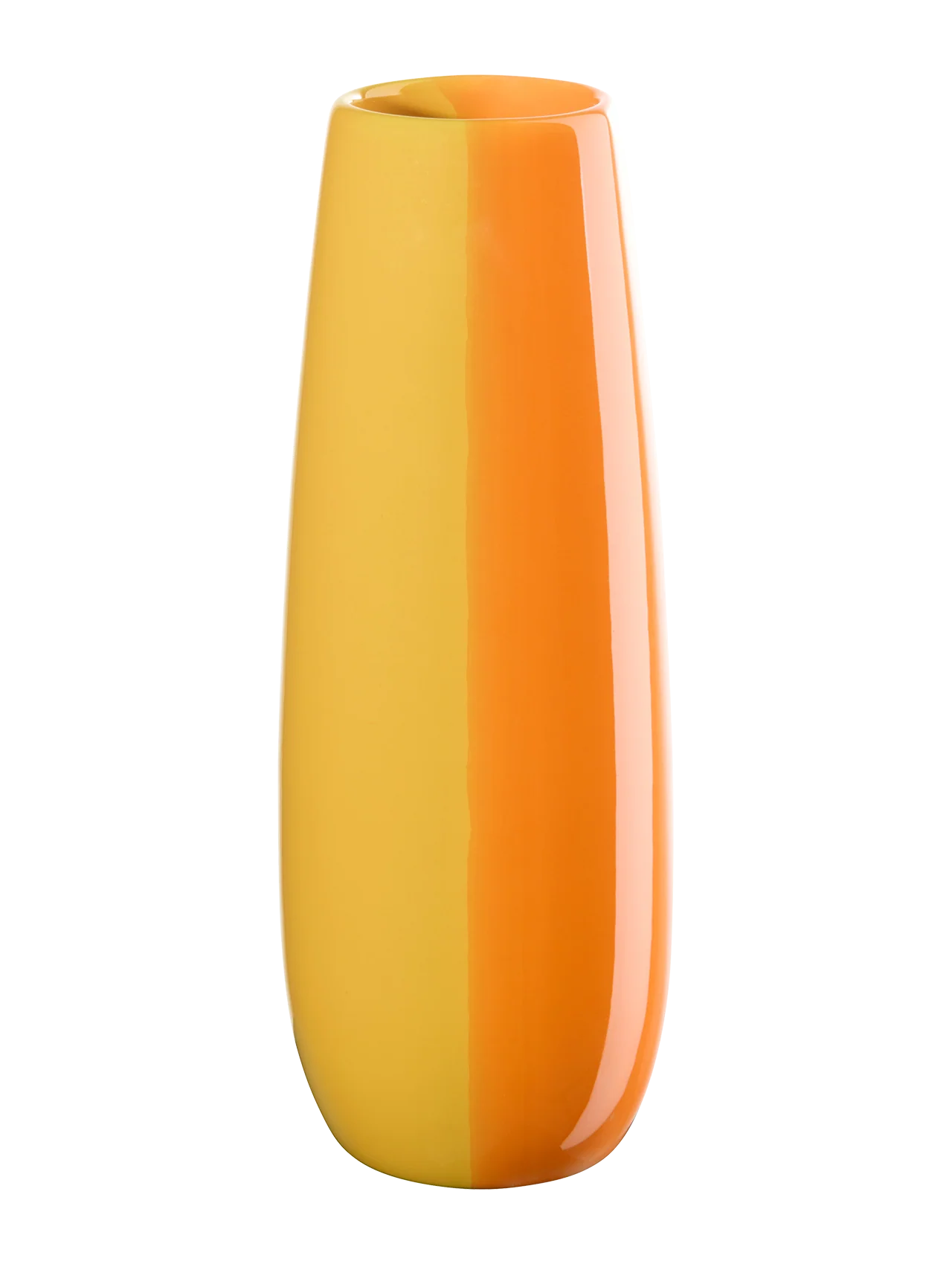 EASE VĀZE D 6 CM, H 25 CM, ORANGE , PORCELĀNS