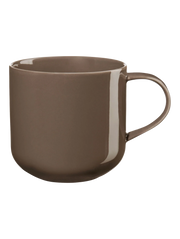 COPPA KAORI MUG, D.9.2CM, H.9.5CM, 0.4L, BROWN, PORCELAIN