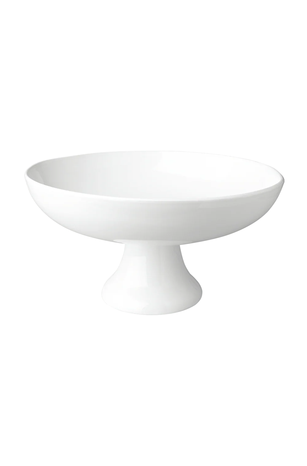 GRANDE BĻODA UZ KĀJAS, D.21CM, H.9,5CM, MELNA, KERAMIKA