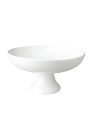 GRANDE BĻODA UZ KĀJAS, D.21CM, H.9,5CM, MELNA, KERAMIKA