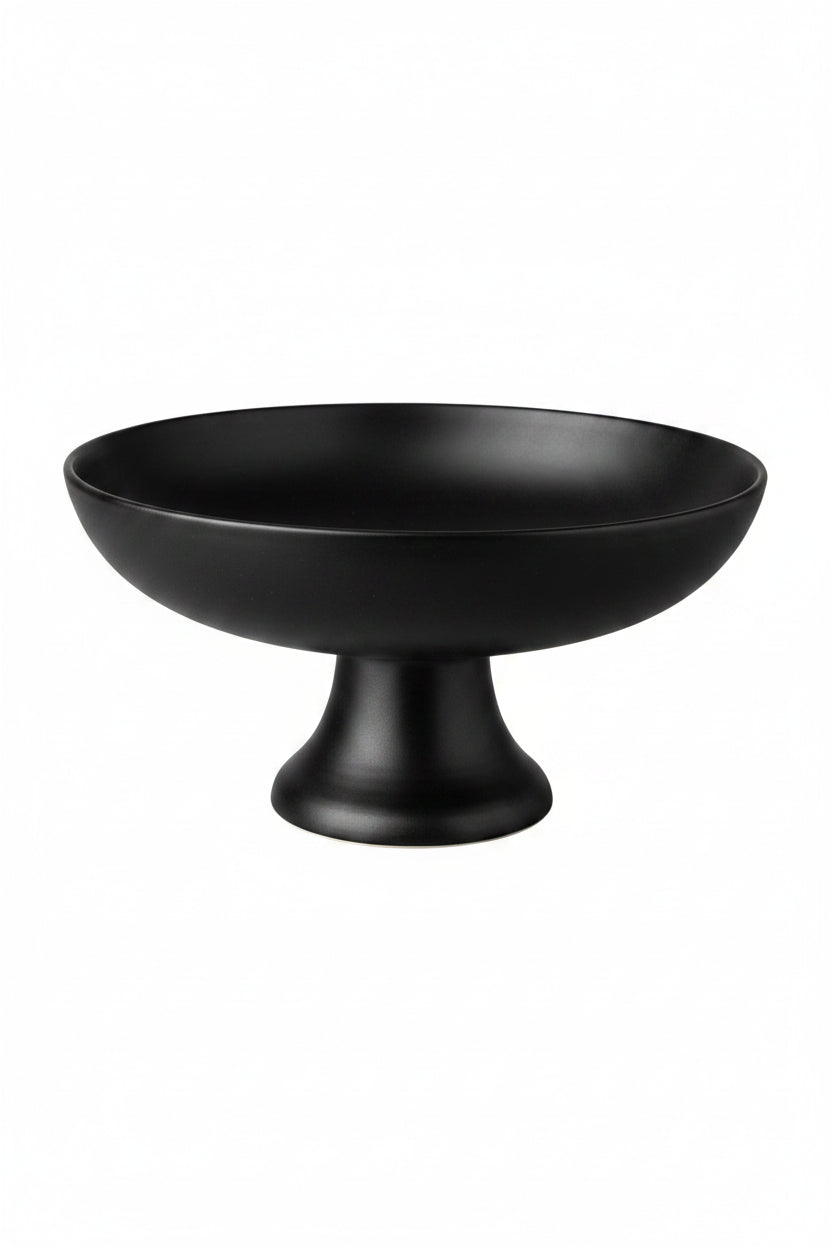 GRANDE JALAGA KAUSS, D.21CM, KÕRGUS 9,5CM, MUST, KERAAMIKA