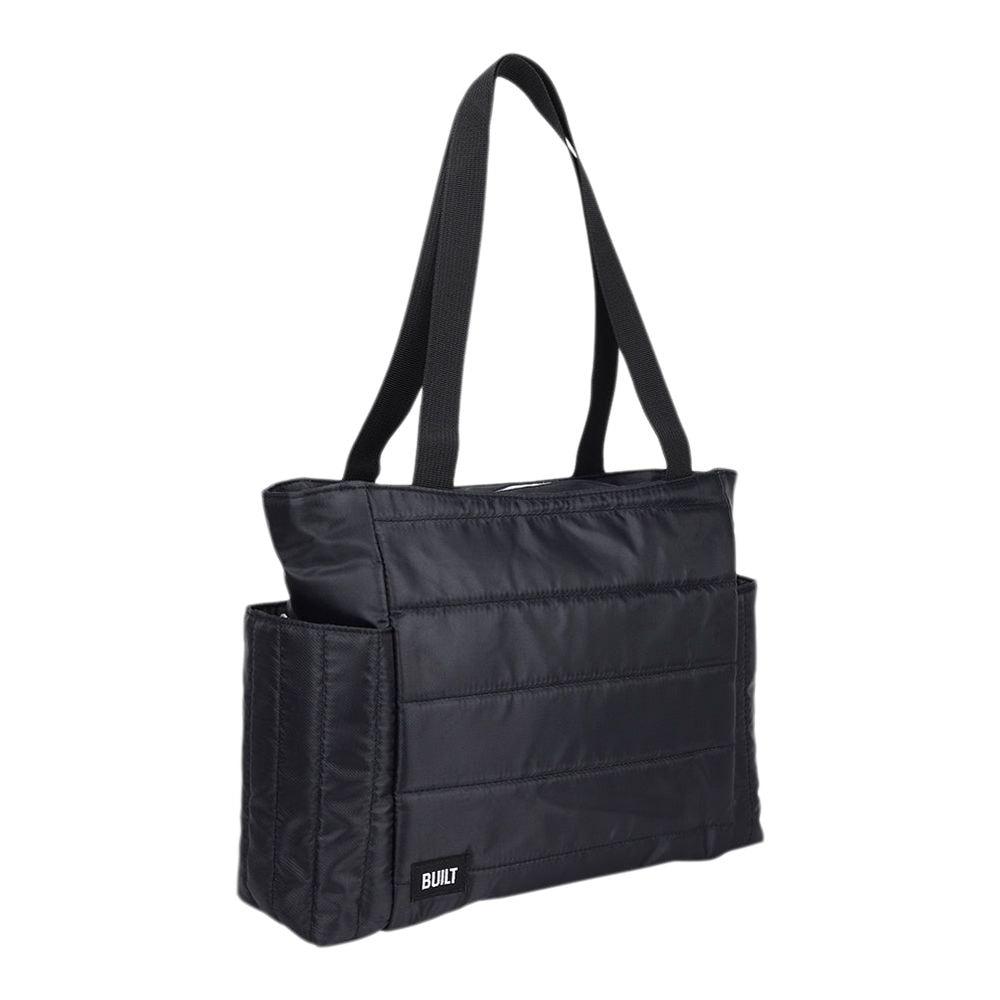 BUILT TOTE PUFFER PUSDIENU SOMA, MELNA,  TEKSTILS, PVC