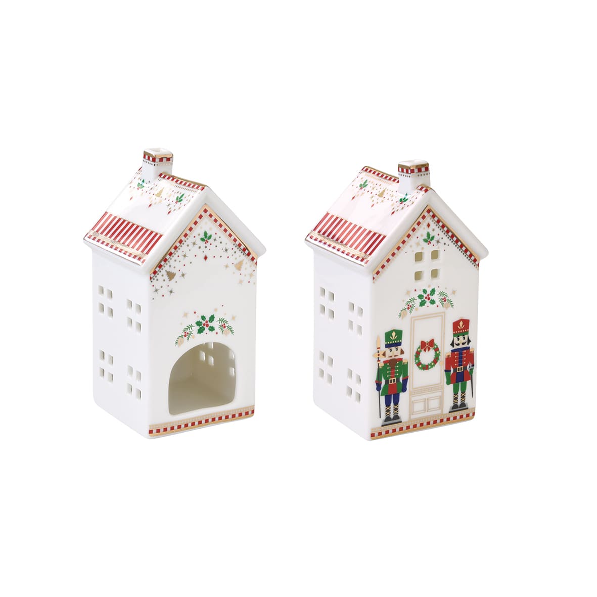NUTCRACKERS SVEČTURIS 6,5X6,5X14,5 CM, PORCELĀNS