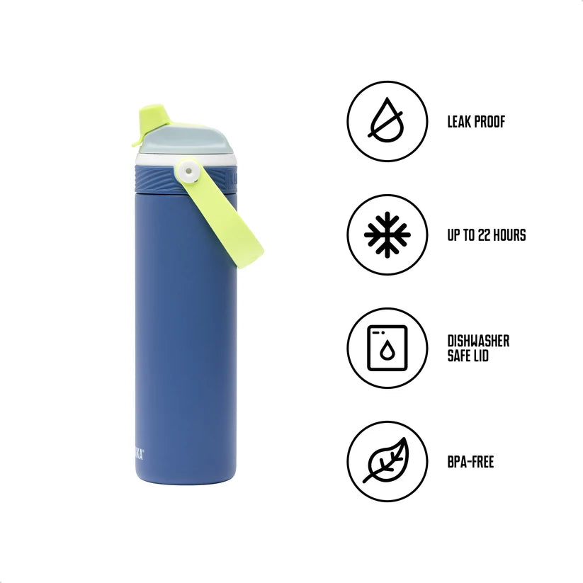 DUPLA INSULATED 2 IN 1,ŪDENS PUDELE 600ML, TUMŠI,ZILA, NER.TĒR.
