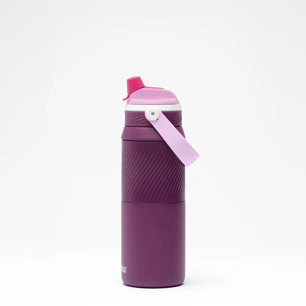 DUPLA INSULATED 2 IN 1,ŪDENS PUDELE 750ML, AR,SILIKONA JOSLU, BORDO,,NER.TĒR.