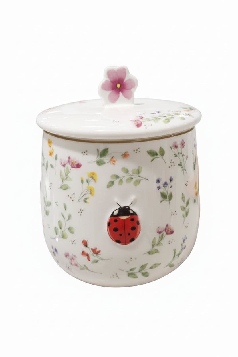 FANCY GARDEN CEPUMU TRAUKS, DĀVANU KASTĒ, PORCELĀNS