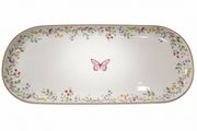 FANCY GARDEN SERVĒJAMAIS ŠĶĪVIS 34x15 CM, DĀVANU KASTĒ, PORCELĀNS