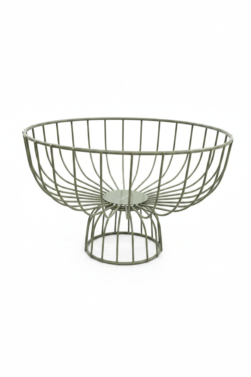 GROZS AUGĻIEM UZ KĀJAS, 28 CM, ZAĻS METĀLS