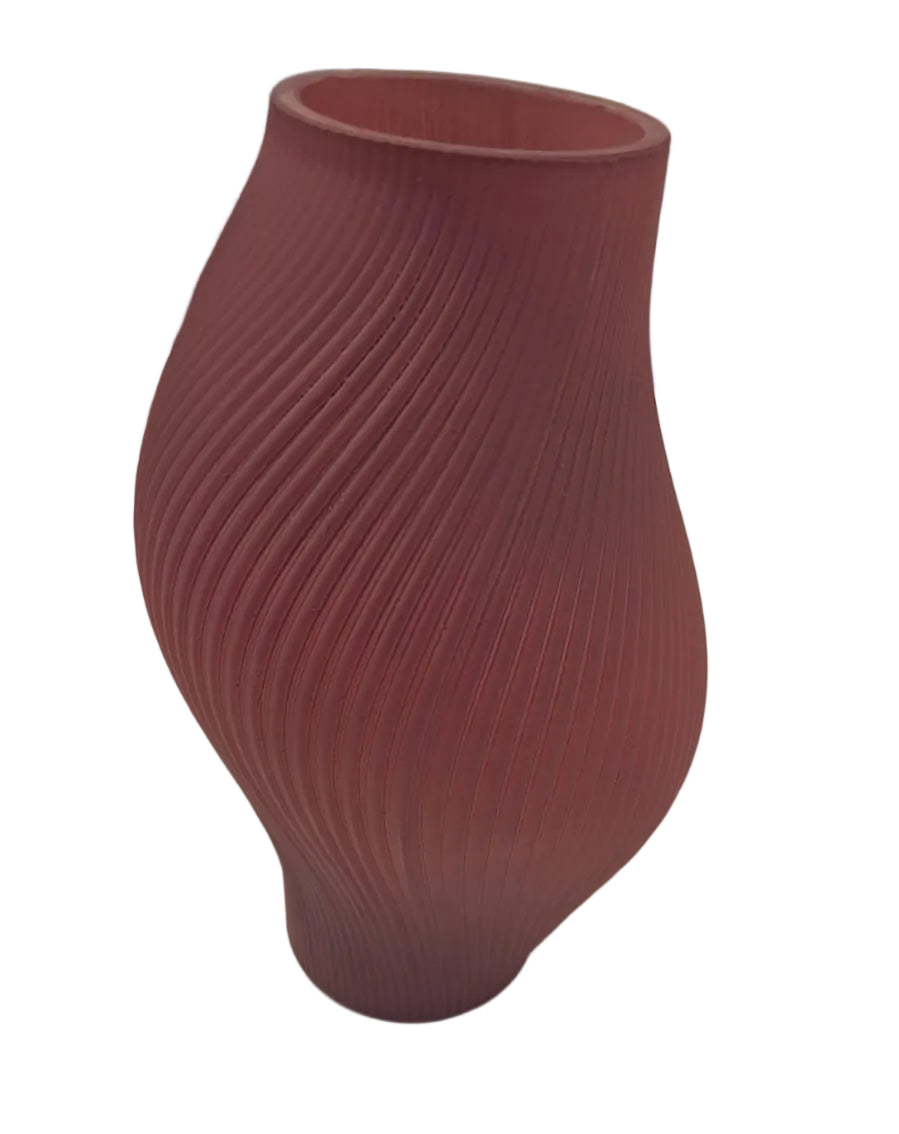 IRENA STIKLA VĀZE, AUGSTUMS  30,00 cm
