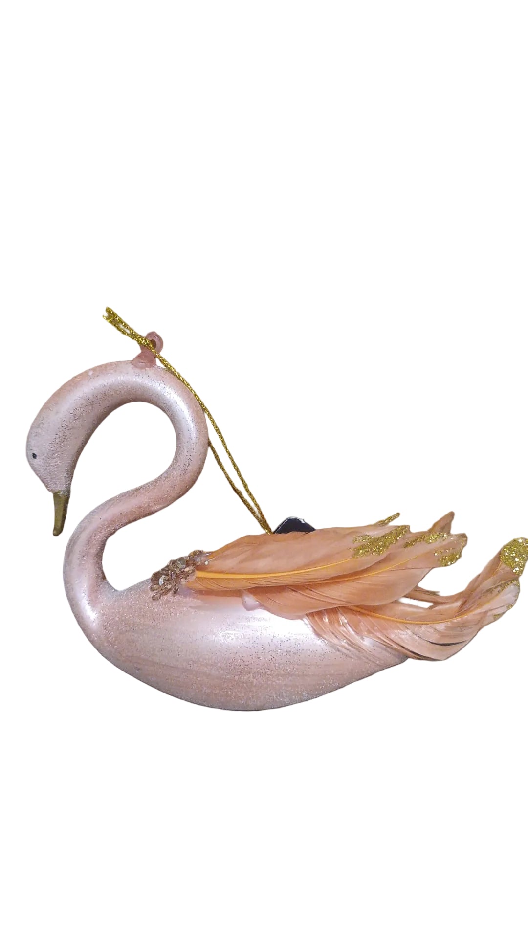 KUUSE KAUNISTUS - FLAMINGO 13X4X10CM 3 TÜÜPI, ROOSA, KLAAS/PULGAD