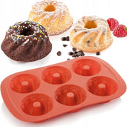 DELICIA SILICONPRIME MINI CUPCAKE MOLD 6PCS, SILICONE