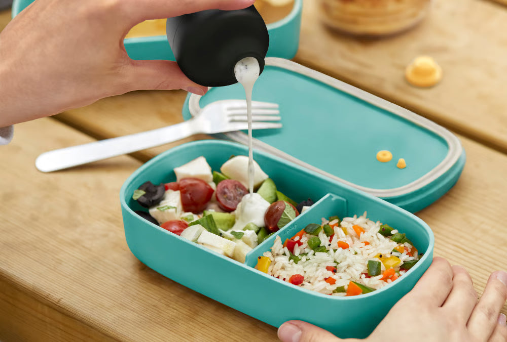 TO GO PUSDIENU KASTĪTE 0,5 L, TIRKĪZA; PLASTMASA