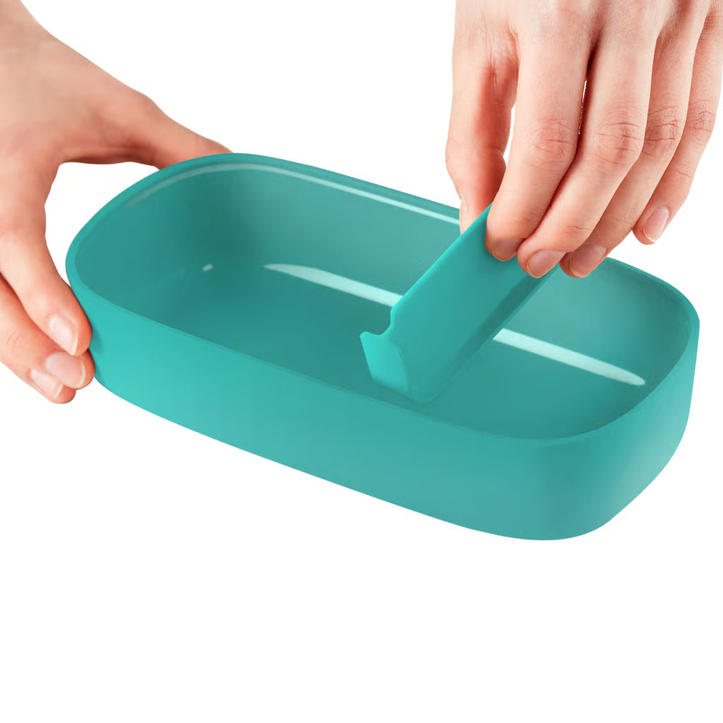 TO GO PUSDIENU KASTĪTE 0,5 L, TIRKĪZA; PLASTMASA