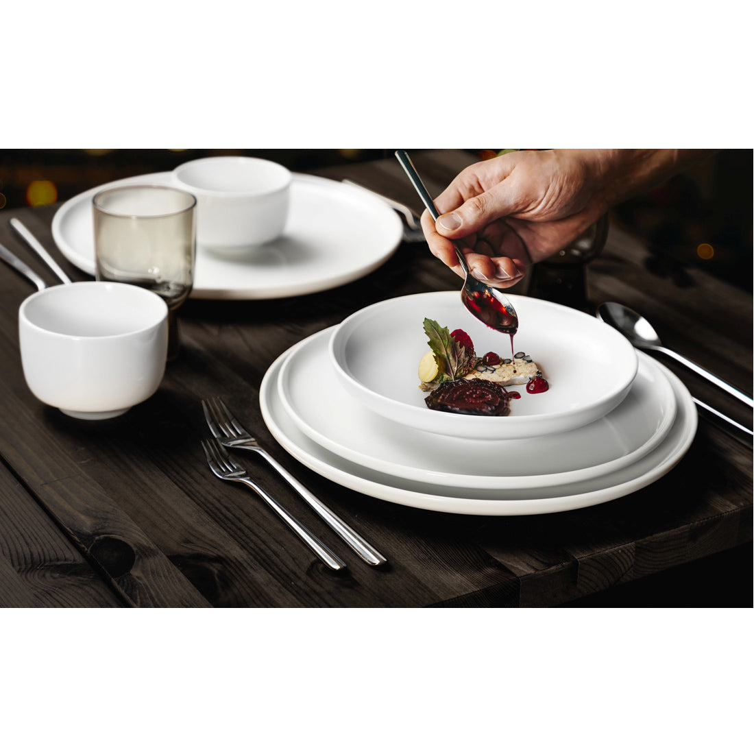 SENTO PAPER BĻODA 16 CM, PORCELĀNS