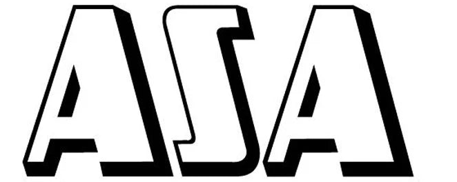 ASA zīmola logotips – dizaina trauki un virtuves piederumi modernam interjeram