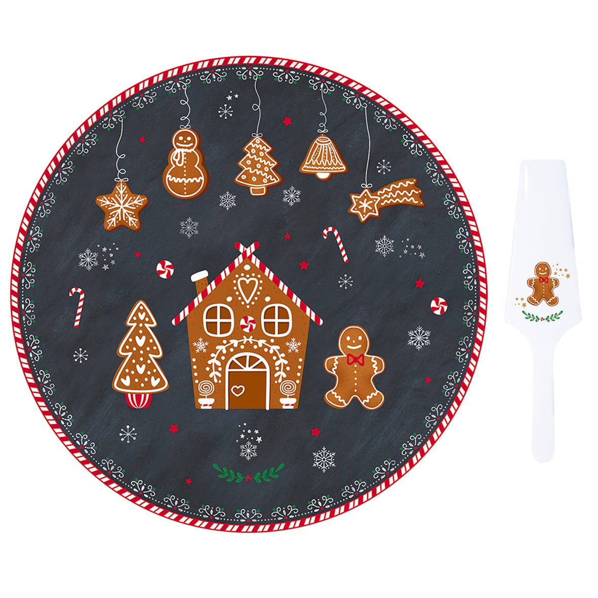 GINGERBREAD KŪKU ŠĶĪVIS AR LĀPSTIŅU 32 CM, PORCELĀNS