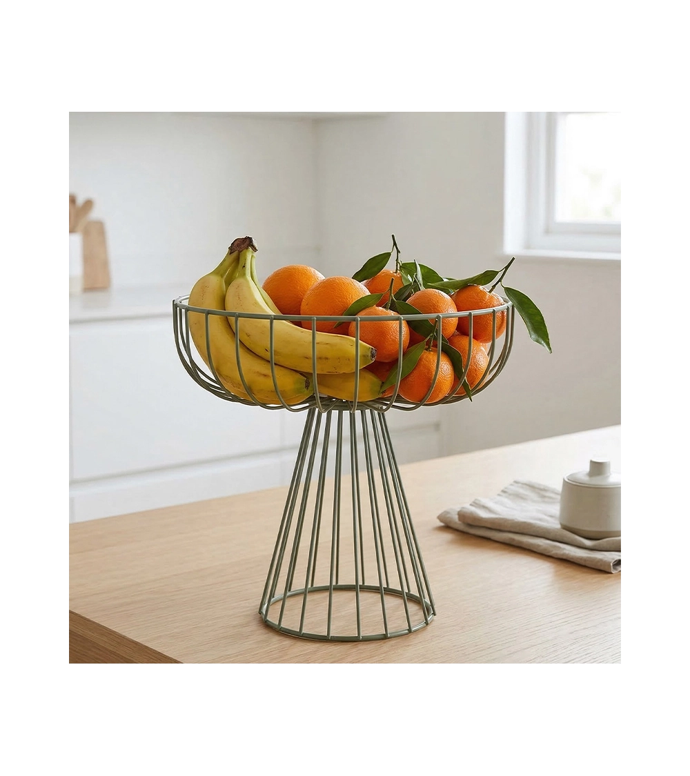 GROZS AUGĻIEM UZ KĀJAS, 28 CM, ZAĻS METĀLS