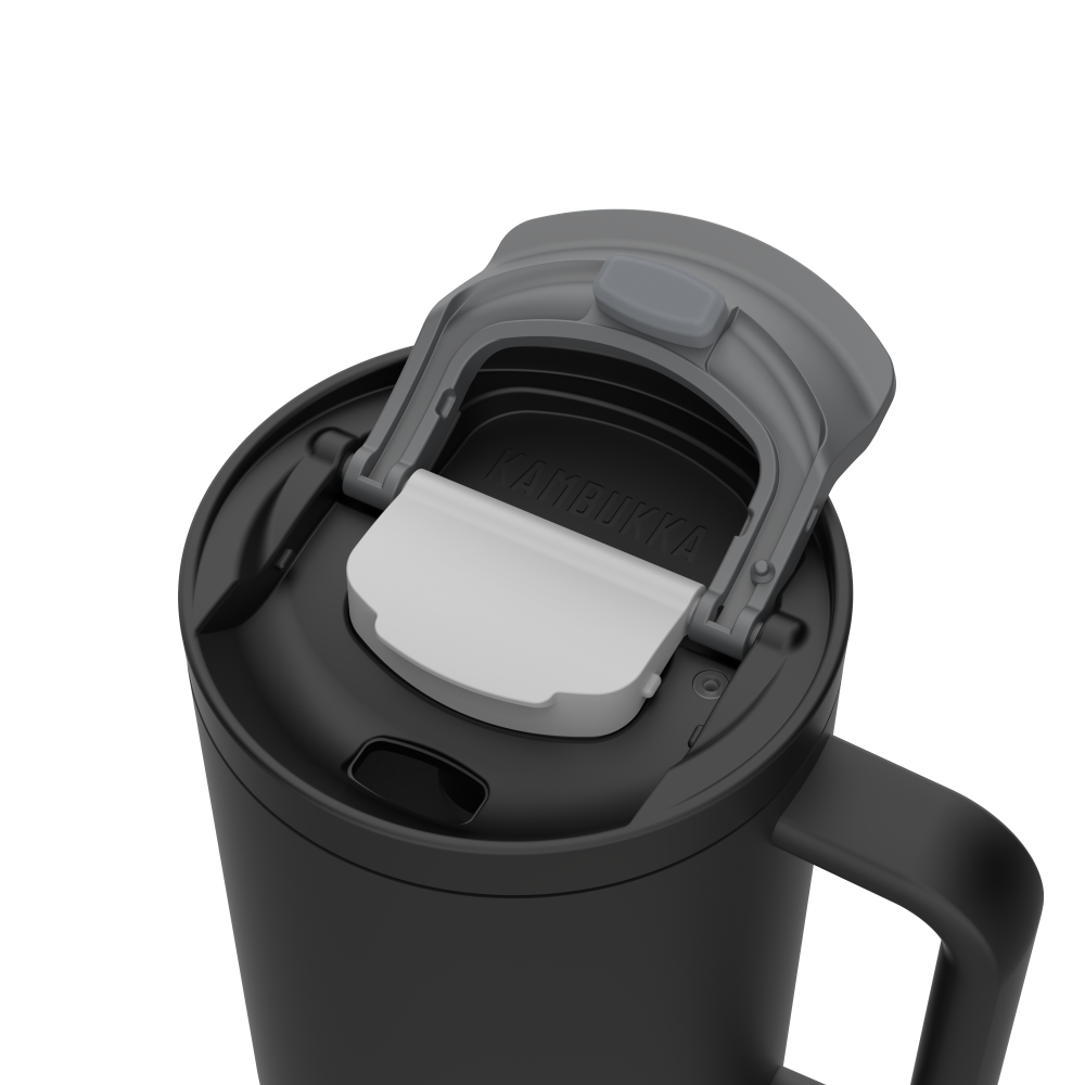 RIO THERMO CUP WITH HANDLE 950ML, BLACK