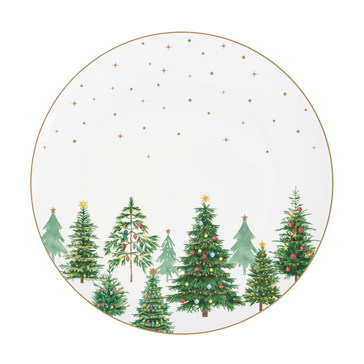FESTIVE TREES PUSDIENU ŠĶĪVIS 27CM, PORCELĀNS
