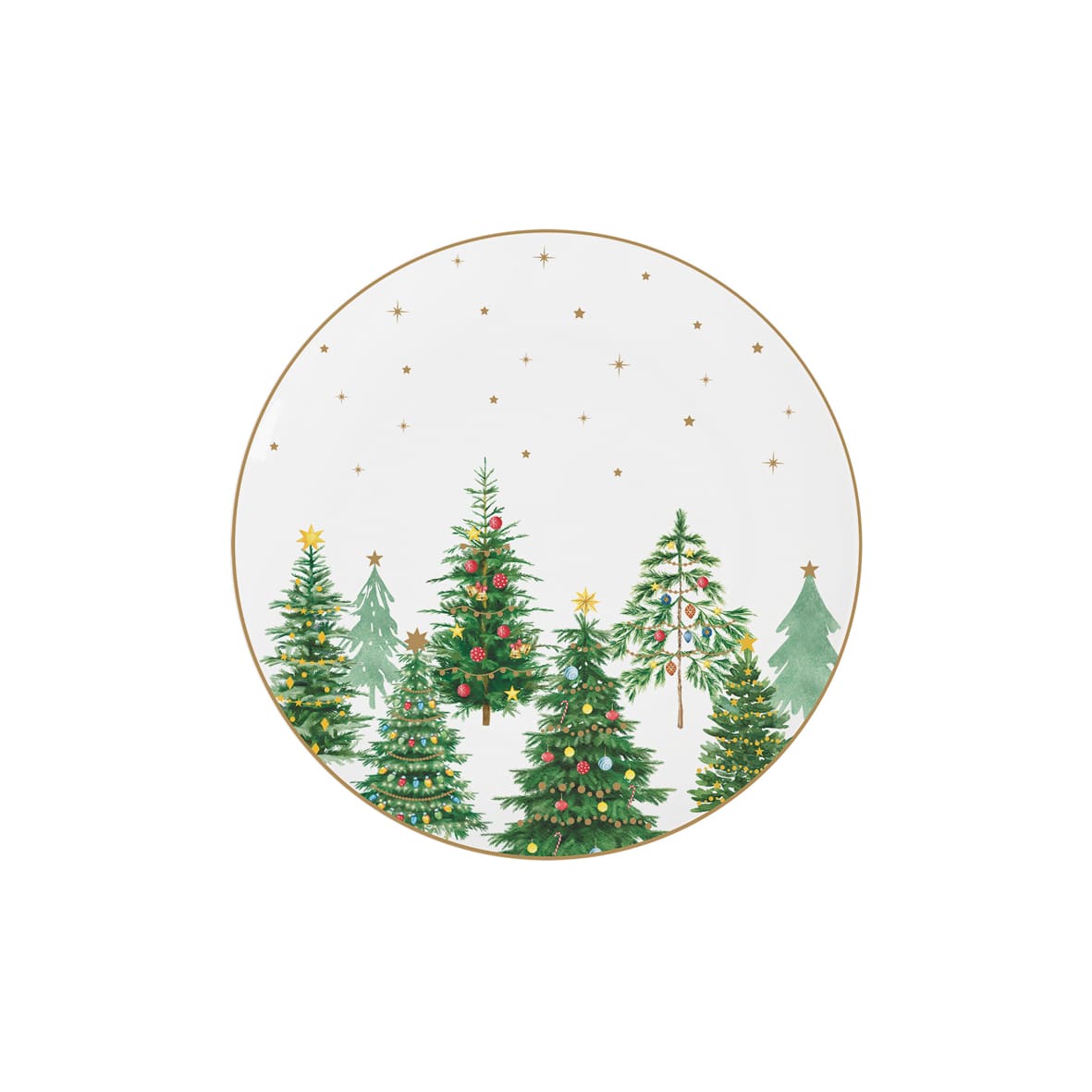 FESTIVE TREES ŠĶĪVIS 19CM, PORCELĀNS