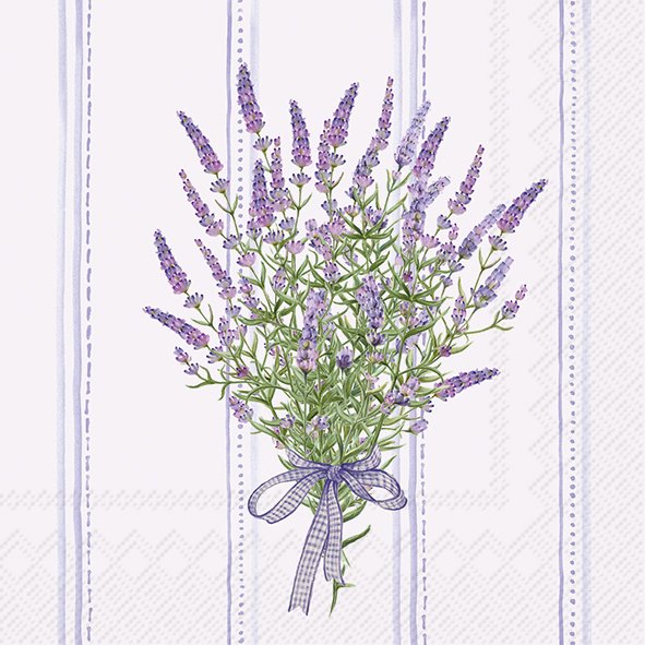 LAVENDER HARMONY SALVETES 33x33CM 20GAB, PAPĪRS