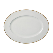 PRIMA GOLD OVAL PLATE 30CM