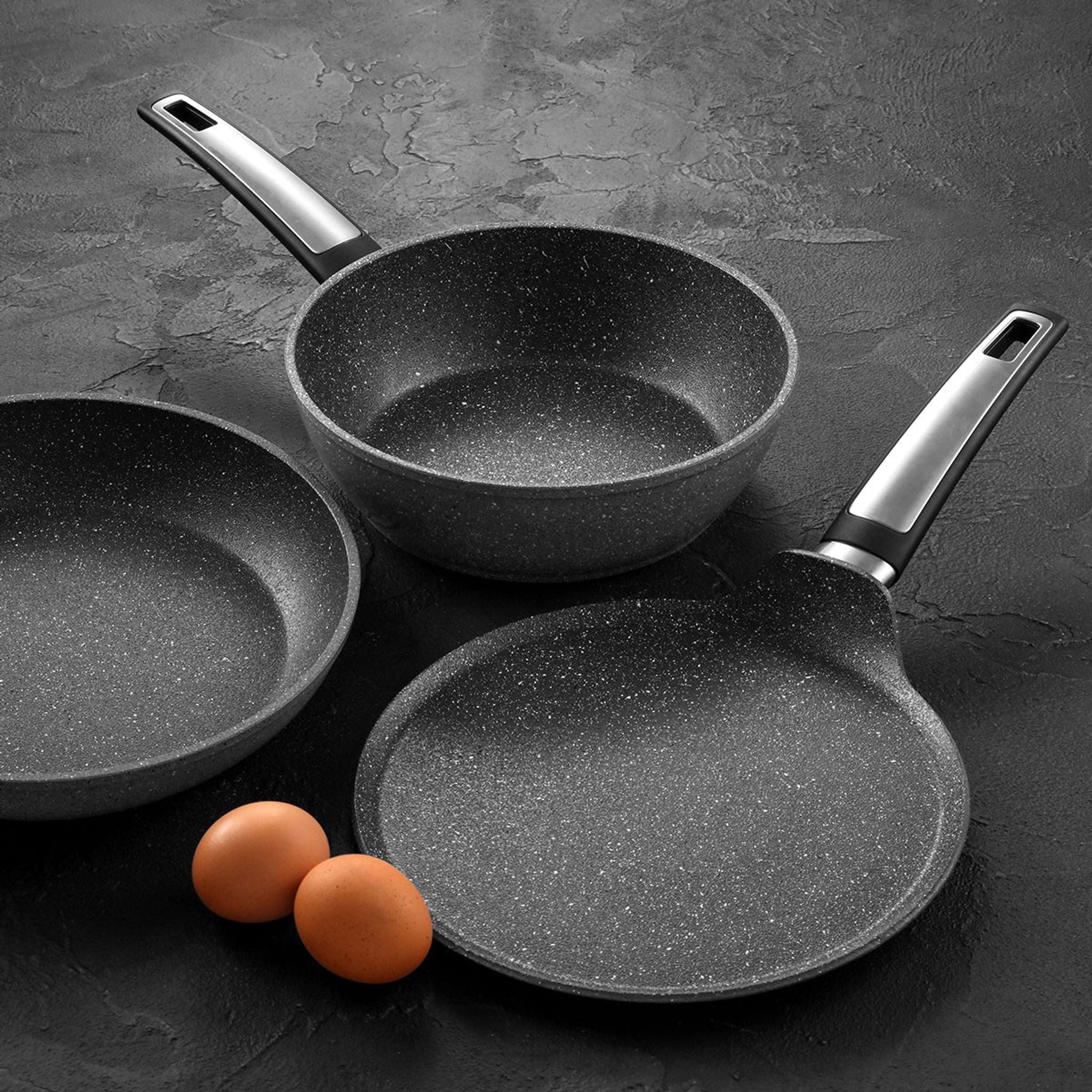 I-PREMIUM STONE PAN 32CM, FOR INDUCTION