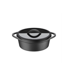 FUSIONI KATLS AR VĀKU 24CM, 4,1L, MELNS