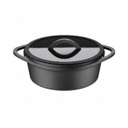 FUSIONI KATLS AR VĀKU 28CM, 6,2L, MELNS