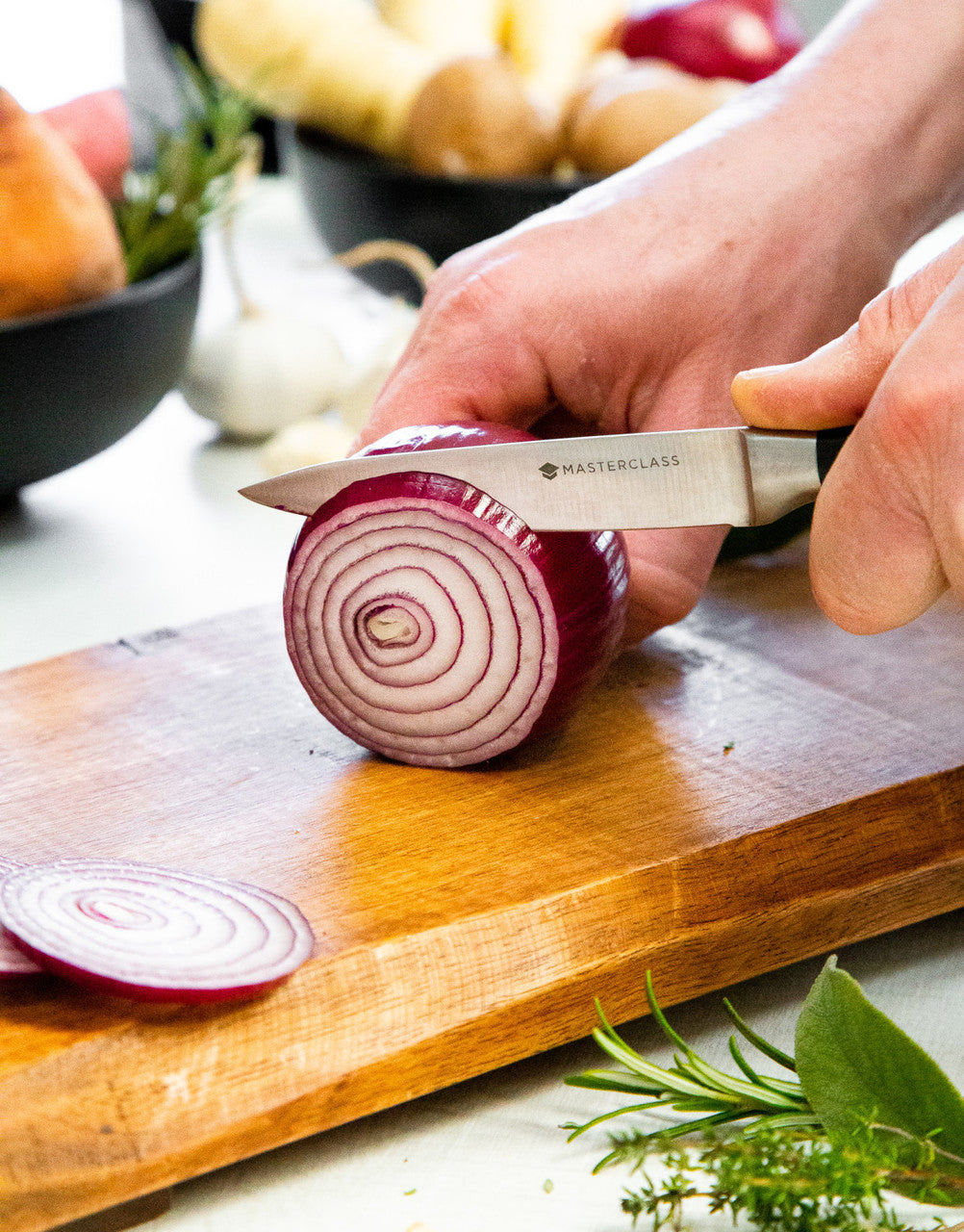MASTERCLASS TROJAN KNIFE SET 5PCS WITH KNIFE HOLDER, N/T