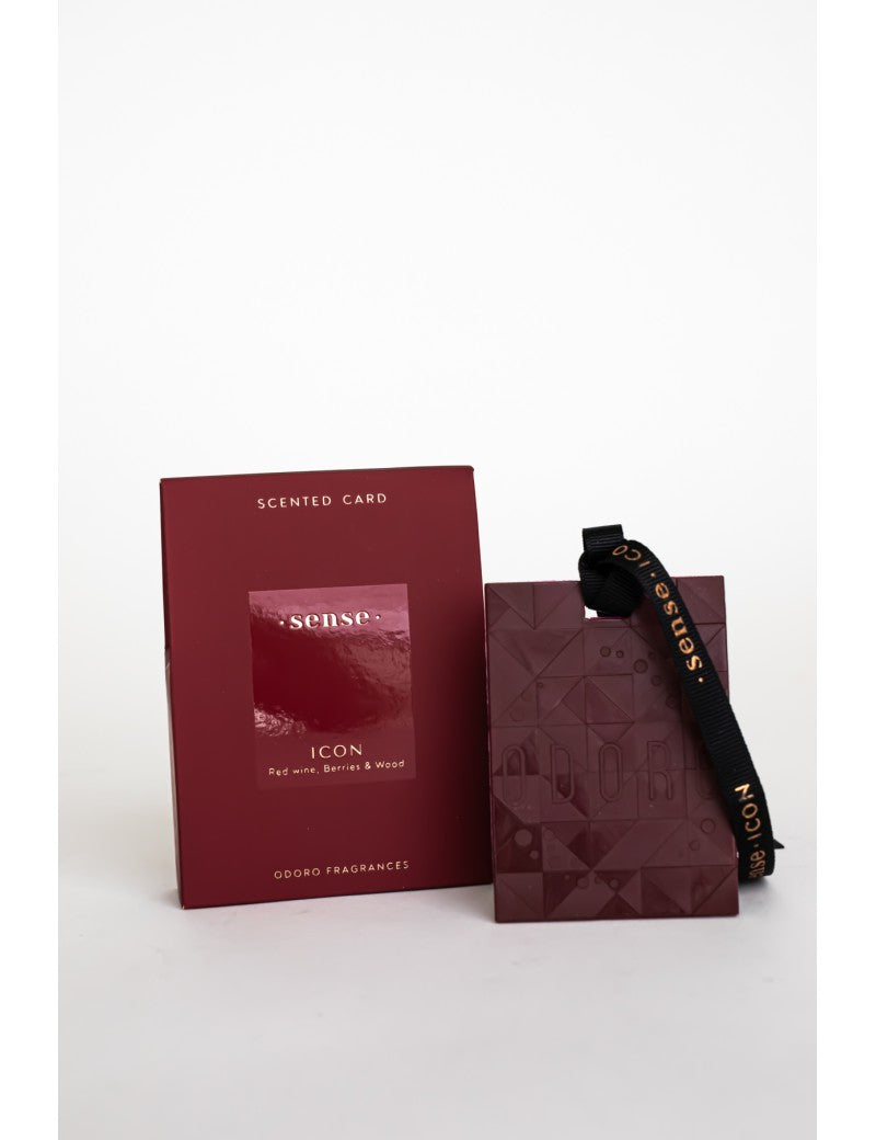 ODORO SENSE AROMATIZĒTĀ KARTĪTE 9X12X2.5CM ICON, BORDO, PAPĪRS, 0,028KG