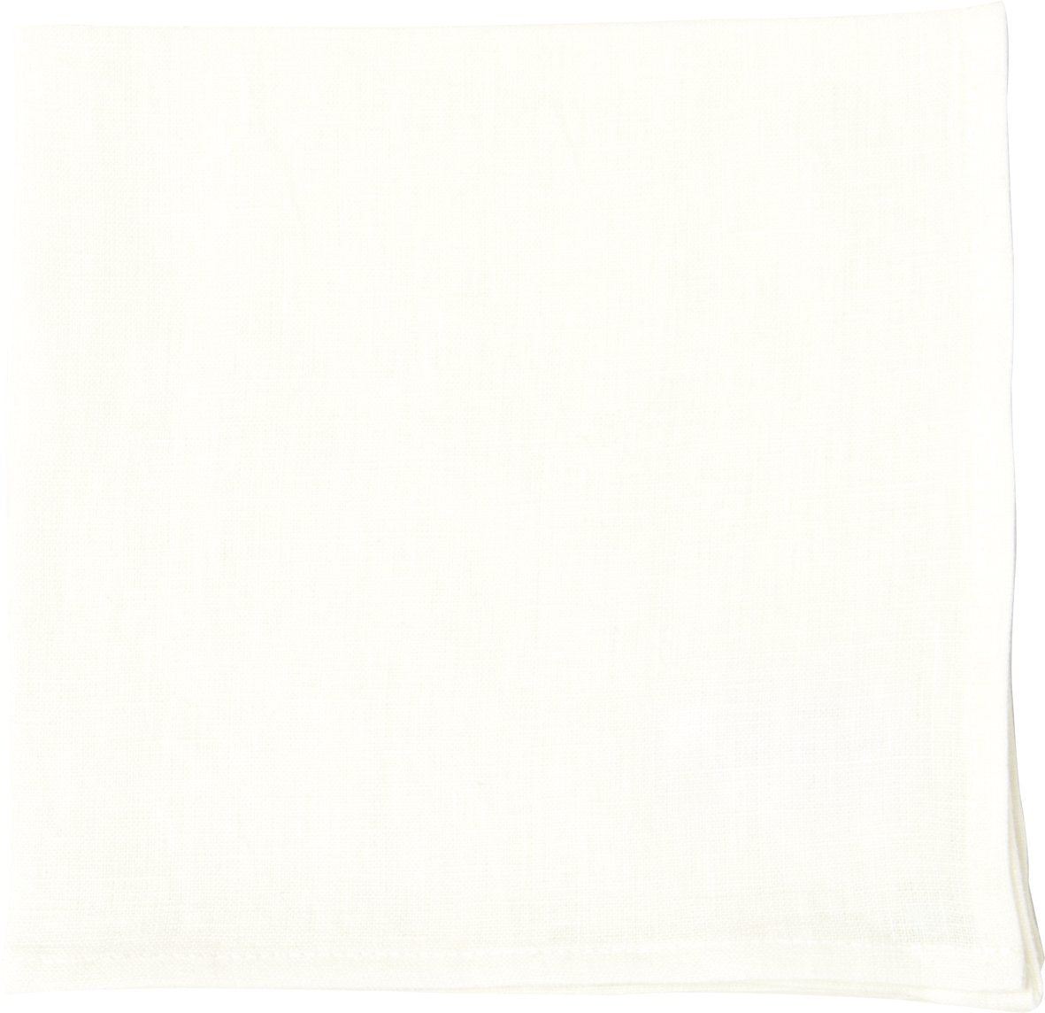 LINEN UNI GALDA SALVETE 40x40CM, BALTAS, LINS