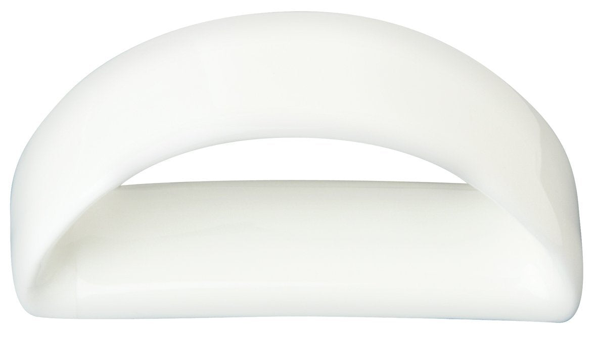 BASICS SALVEŠU GREDZENS 6,5 x H 3 CM, BALTS, PORCELĀNS