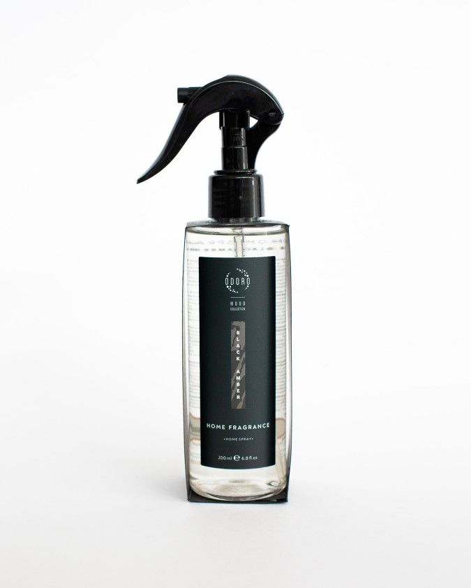 ODORO MOOD IZSMIDZINĀMS AROMATIZATORS TELPĀM BLACK AMBER 200ML