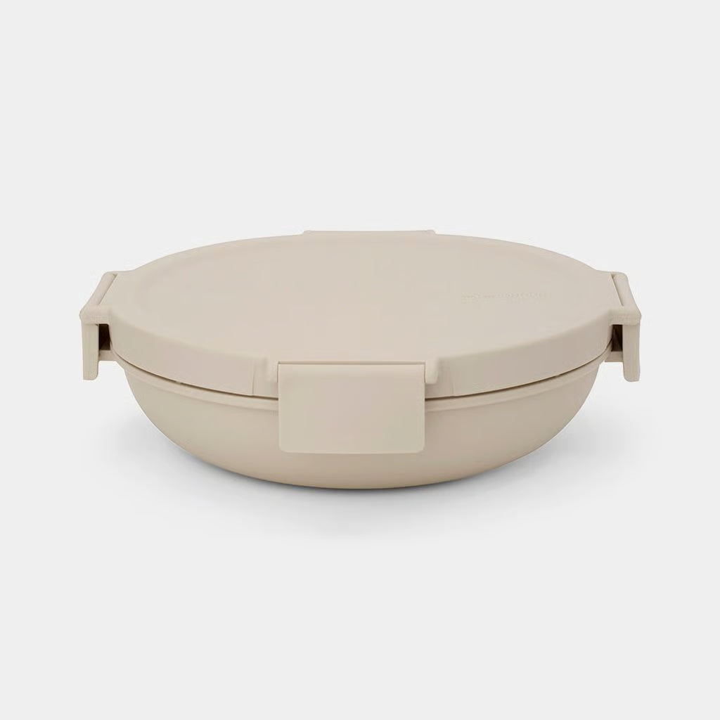 MAKE&TAKE PUSDIENU BĻODA 1 L ,21,5 X 21,5 H 6 CM, BĒŠA, PLASTMASA