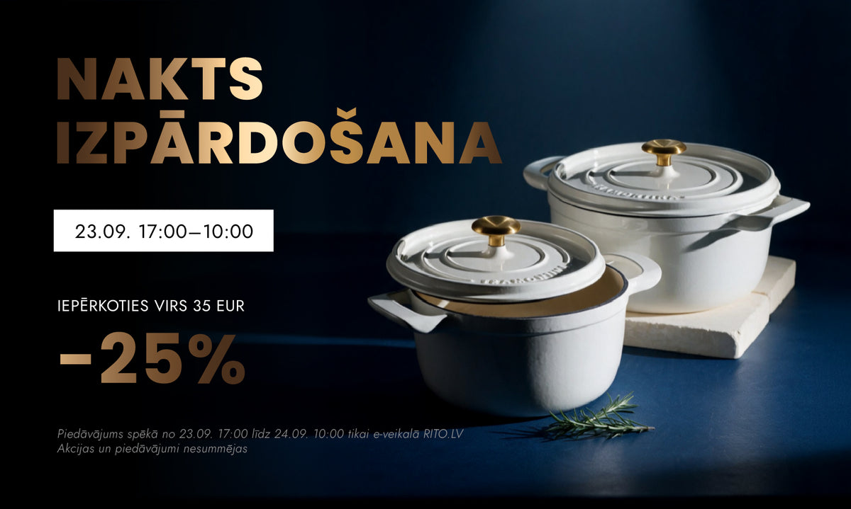 RITO Nakts izpārdošana −25%