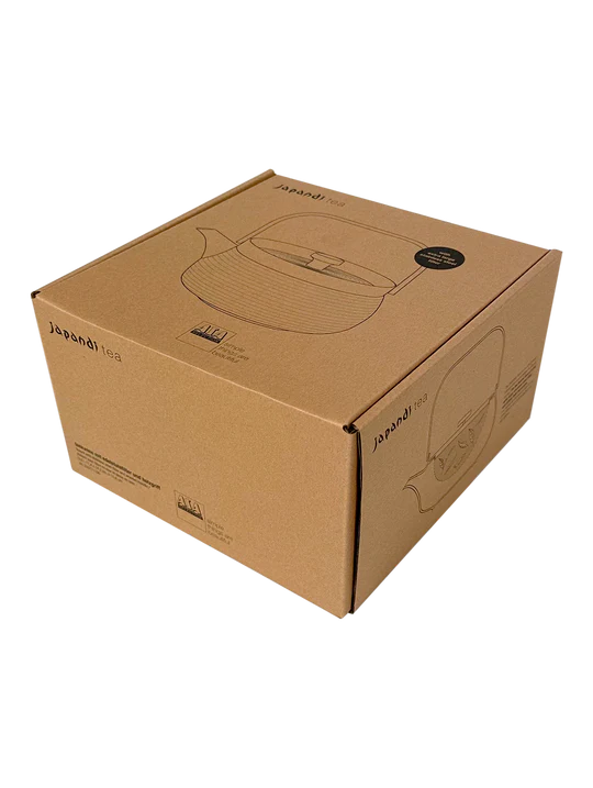 ЧАЙНИК JAPANDI С ДЕРЕВЯННОЙ РУЧКОЙ, 22,7X18,3CM, H.20CM, 1,5L, ЧЁРНЫЙ, ФАРФОР