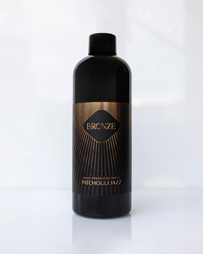 ODORO BRONZE TELPU AROMATIZATORA PATCHOULI JAZZ ATKĀRTOTAI UZPILDEI 300ML