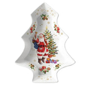 CHRISTMAS MEMORIES SERVĒJAMAIS ŠĶĪVIS-EGLE 28.5X21.5CM, PORCELĀNS