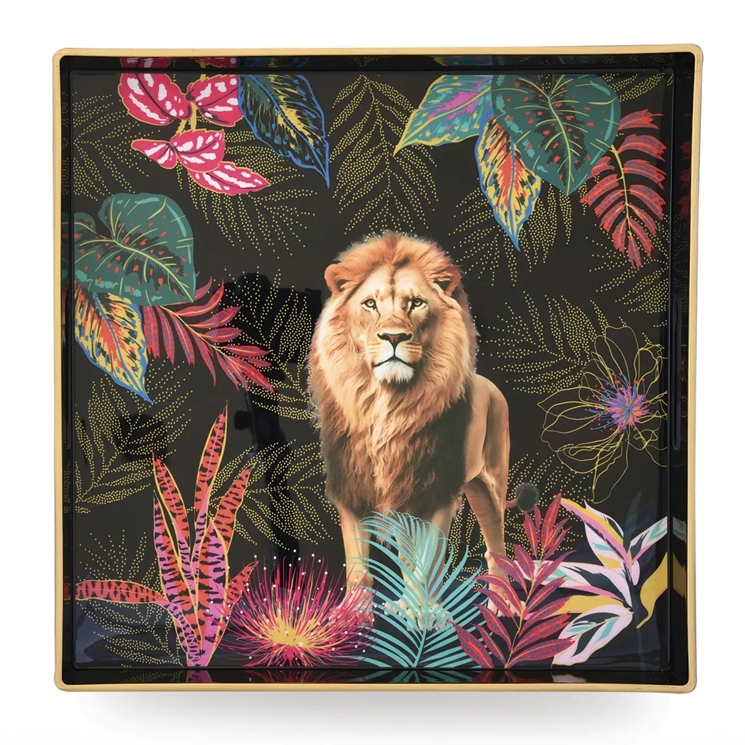 SAUVAGE LION PAPLĀTE 33 X 33 CM, PP